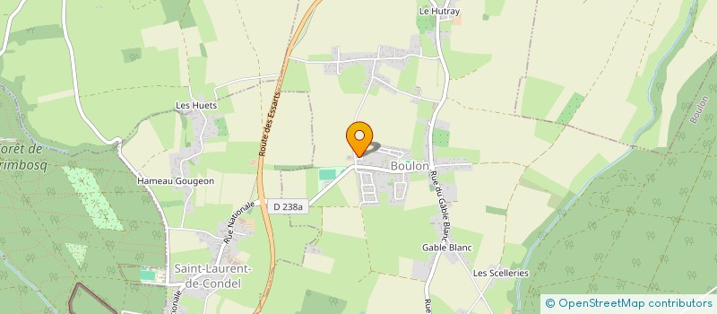 localisation de l'entreprise SOCIETE CIVILE D'EXPLOITATION AGRICOLE DE LA CHAPELLE  BOULON