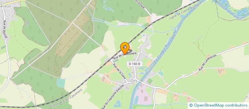 localisation de l'entreprise SOCIETE CIVILE D EXPLOITATION AGRICOLE DE LA LOUVIERE  REJET-DE-BEAULIEU