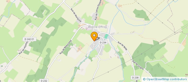 localisation de l'entreprise SOCIETE CIVILE D'EXPLOITATION AGRICOLE DE LA LUZELLERIE  WIERRE-EFFROY