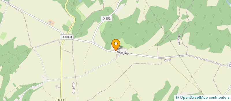 localisation de l'entreprise SOCIETE CIVILE D'EXPLOITATION AGRICOLE DE LA ROYERE  PARGNY-ET-FILAIN