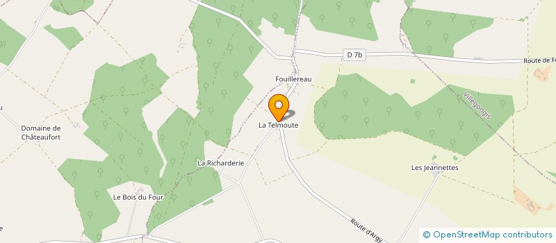 localisation de l'entreprise SOCIETE CIVILE D'EXPLOITATION AGRICOLE DE LA TELMOUTE à CHEZELLES