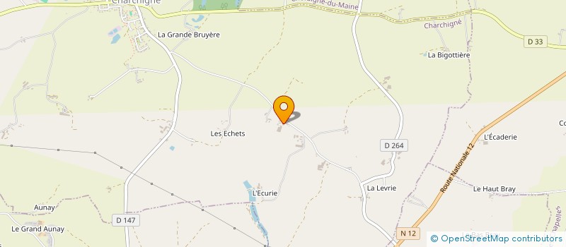 localisation de l'entreprise SOCIETE CIVILE D'EXPLOITATION AGRICOLE DE LA TUCHONNIERE à CHARCHIGNE