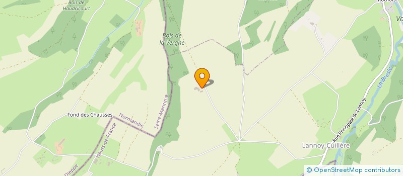 localisation de l'entreprise SOCIETE CIVILE D'EXPLOITATION AGRICOLE DE LA VERGNE  LANNOY-CUILLERE