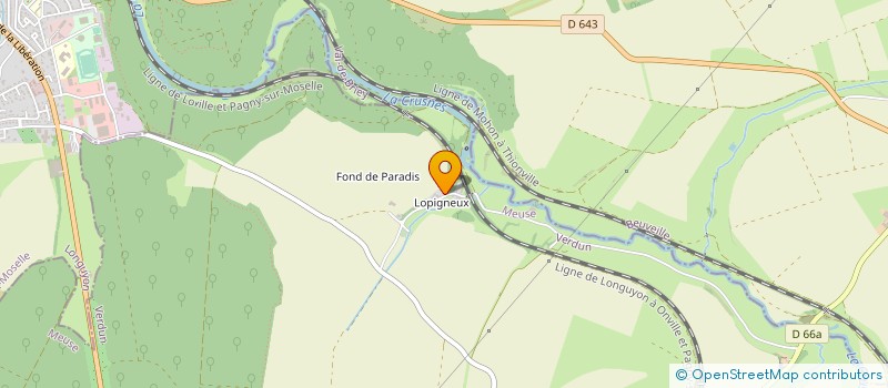 localisation de l'entreprise SOCIETE CIVILE D'EXPLOITATION AGRICOLE DE LOPIGNEUX à ARRANCY-SUR-CRUSNES