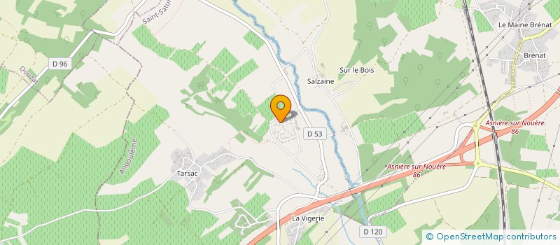 localisation de l'entreprise SOCIETE CIVILE D'EXPLOITATION AGRICOLE DE LUNESSE à SAINT-SATURNIN
