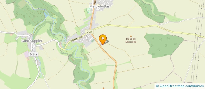 localisation de l'entreprise SOCIETE CIVILE D'EXPLOITATION AGRICOLE DE MAIRY  MERCY-LE-BAS