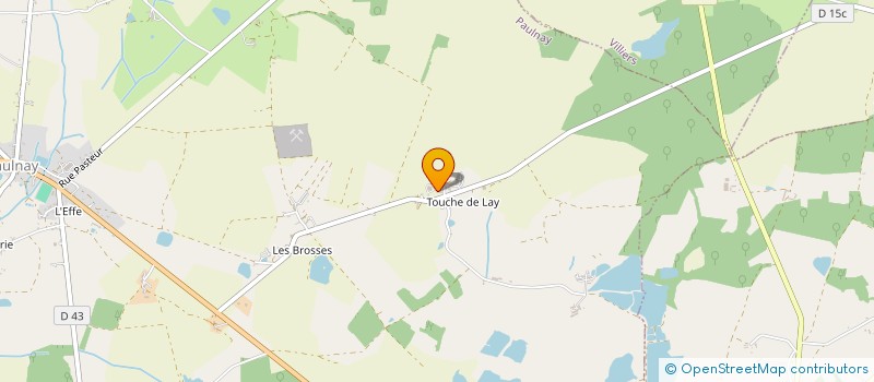 localisation de l'entreprise SOCIETE CIVILE D'EXPLOITATION AGRICOLE DEFF à ARGENTON-SUR-CREUSE