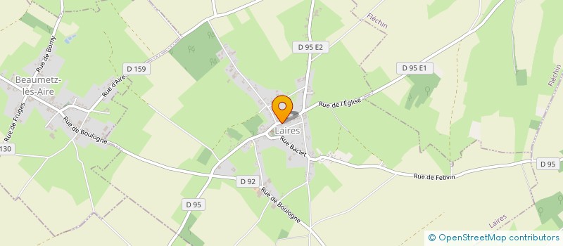 localisation de l'entreprise SOCIETE CIVILE D'EXPLOITATION AGRICOLE DELETTRE  LAIRES