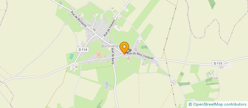 localisation de l'entreprise SOCIETE CIVILE D'EXPLOITATION AGRICOLE DES 3 RUES  BONNIERES