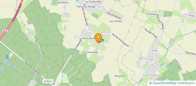 localisation de l'entreprise SOCIETE CIVILE D'EXPLOITATION AGRICOLE DES BELLES ATTICHOISES  ATTICHES