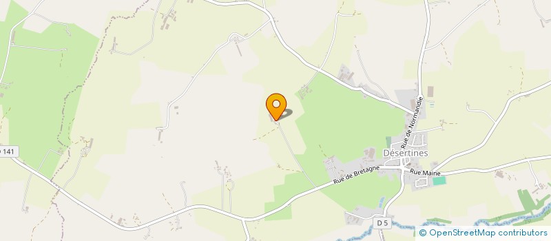 localisation de l'entreprise SOCIETE CIVILE D EXPLOITATION AGRICOLE DES BUISSONS  DESERTINES