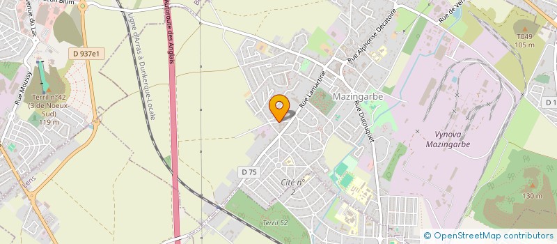 localisation de l'entreprise SOCIETE CIVILE D'EXPLOITATION AGRICOLE DES CHAMPS  MAZINGARBE