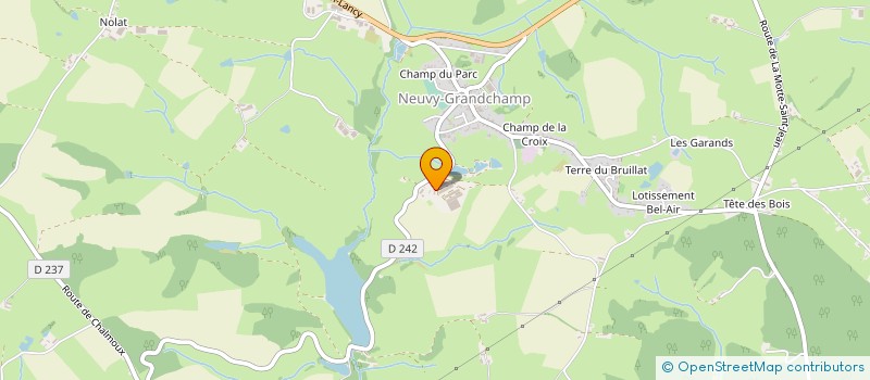 localisation de l'entreprise SOCIETE CIVILE D'EXPLOITATION AGRICOLE DES CHAMPS PERRIN à NEUVY-GRANDCHAMP