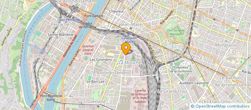 localisation de l'entreprise SOCIETE CIVILE D'EXPLOITATION AGRICOLE DES DOMAINES OE DE LA CHAPELLE SAINT-PIERRE  LYON