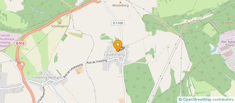 localisation de l'entreprise SOCIETE CIVILE D'EXPLOITATION AGRICOLE DES FERMES REUNIES  LAUDREFANG