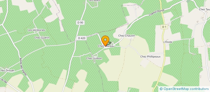 localisation de l'entreprise SOCIETE CIVILE D'EXPLOITATION AGRICOLE DES JARDINS DU CHAIGNE à BELLEVIGNE