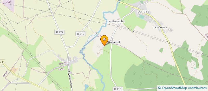 localisation de l'entreprise SOCIETE CIVILE D'EXPLOITATION AGRICOLE DES LUTRATS à SAINT-DIDIER-LA-FORET