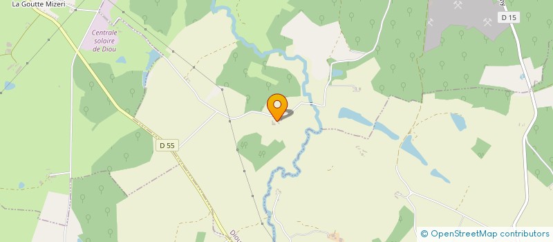 localisation de l'entreprise SOCIETE CIVILE D'EXPLOITATION AGRICOLE DES POIRIERS à DIOU
