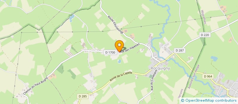 localisation de l'entreprise SOCIETE CIVILE D'EXPLOITATION AGRICOLE DES PRES VERTS à ROCQUIGNY