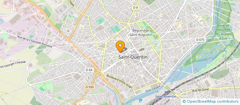 localisation de l'entreprise SOCIETE CIVILE D'EXPLOITATION AGRICOLE DES TROIS PEUPLIERS - SCEA DES TROIS PEUPLIERS  SAINT-QUENTIN