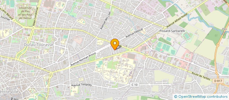 localisation de l'entreprise SOCIETE CIVILE D'EXPLOITATION AGRICOLE DOMAINE DES SABLES BLANCS à PAU