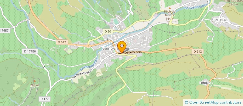 localisation de l'entreprise SOCIETE CIVILE D'EXPLOITATION AGRICOLE DOMAINE LA LINQUIERE à SAINT-CHINIAN