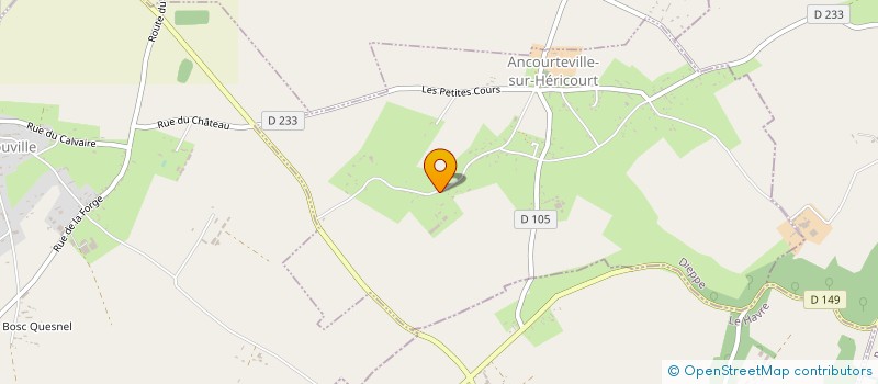 localisation de l'entreprise SOCIETE CIVILE D'EXPLOITATION AGRICOLE DU CATELET  ANCOURTEVILLE-SUR-HERICOURT