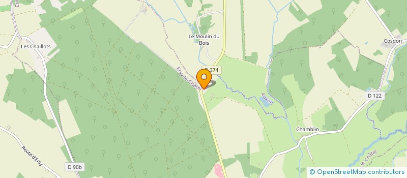 localisation de l'entreprise SOCIETE CIVILE D'EXPLOITATION AGRICOLE DU CHENE  ERVY-LE-CHATEL