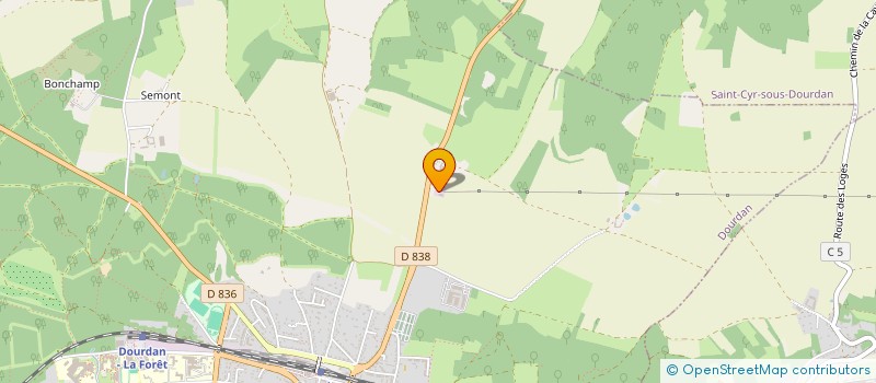 localisation de l'entreprise SOCIETE CIVILE D EXPLOITATION AGRICOLE DU DOMAINE DE MADISON à DOURDAN