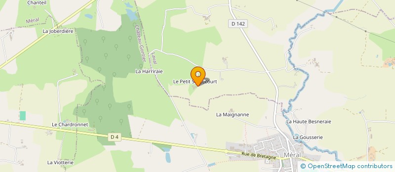 localisation de l'entreprise SOCIETE CIVILE D'EXPLOITATION AGRICOLE DU HAUT SAUTECOURT à BEAULIEU-SUR-OUDON