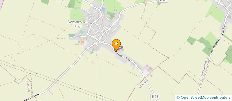 localisation de l'entreprise SOCIETE CIVILE D'EXPLOITATION AGRICOLE DU MARCLAU à AVESNES-LE-SEC