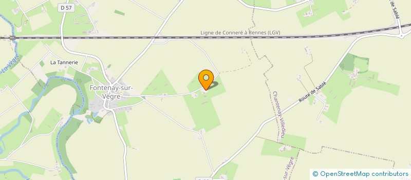 localisation de l'entreprise SOCIETE CIVILE D EXPLOITATION AGRICOLE DU TREMBLAY à FONTENAY SUR VEGRE