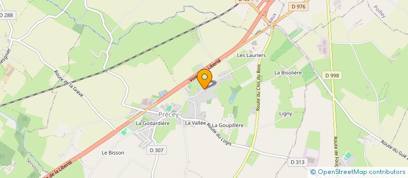 localisation de l'entreprise SOCIETE CIVILE D'EXPLOITATION AGRICOLE ELEVAGE DE SIRIUS SCEA ELEVAGE DE SIRIUS  PRECEY