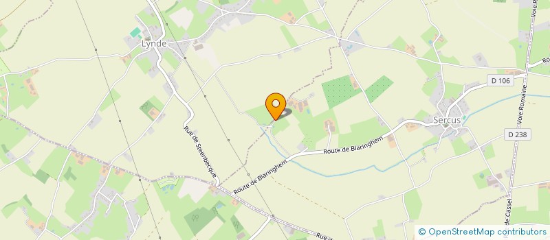 localisation de l'entreprise SOCIETE CIVILE D'EXPLOITATION AGRICOLE ELEVAGE DECOUVELAERE à LYNDE