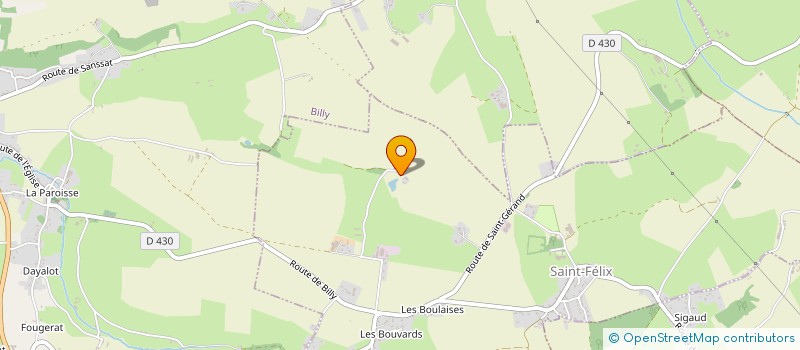 localisation de l'entreprise SOCIETE CIVILE D EXPLOITATION AGRICOLE ELIVOL à SAINT-FELIX