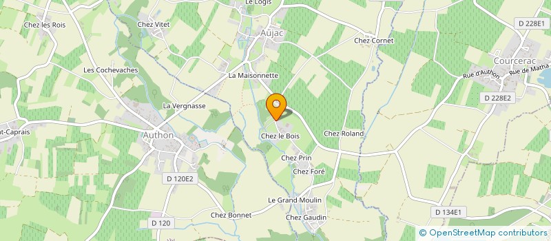 localisation de l'entreprise SOCIETE CIVILE D'EXPLOITATION AGRICOLE FRADIN à AUJAC