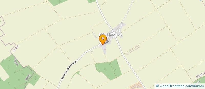 localisation de l'entreprise SOCIETE CIVILE D'EXPLOITATION AGRICOLE GALLAND  MENIL-LEPINOIS