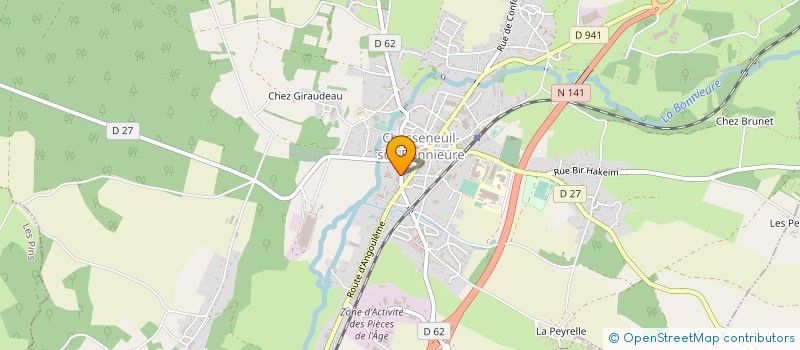 localisation de l'entreprise SOCIETE CIVILE D'EXPLOITATION AGRICOLE GUILLAUME à CELLEFROUIN