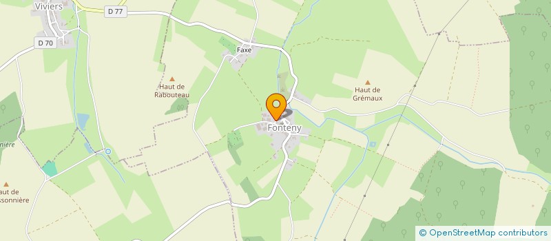 localisation de l'entreprise SOCIETE CIVILE D'EXPLOITATION AGRICOLE HOUBIN  FONTENY