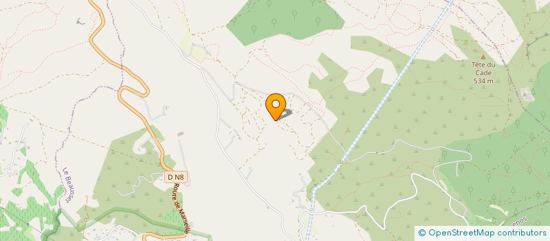 localisation de l'entreprise SOCIETE CIVILE D'EXPLOITATION AGRICOLE L'OR DE NOS COLLINES  LE BEAUSSET