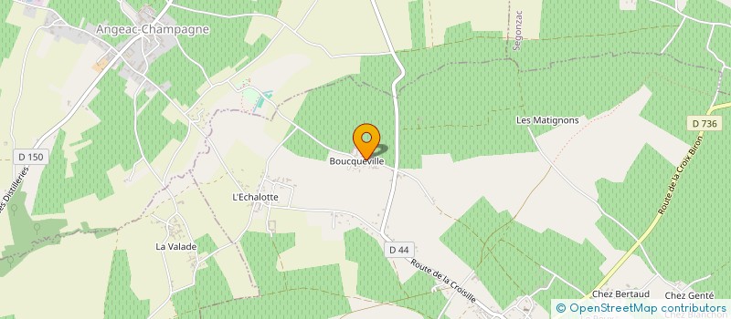 localisation de l'entreprise SOCIETE CIVILE D'EXPLOITATION AGRICOLE LA CA DA à JUILLAC-LE-COQ