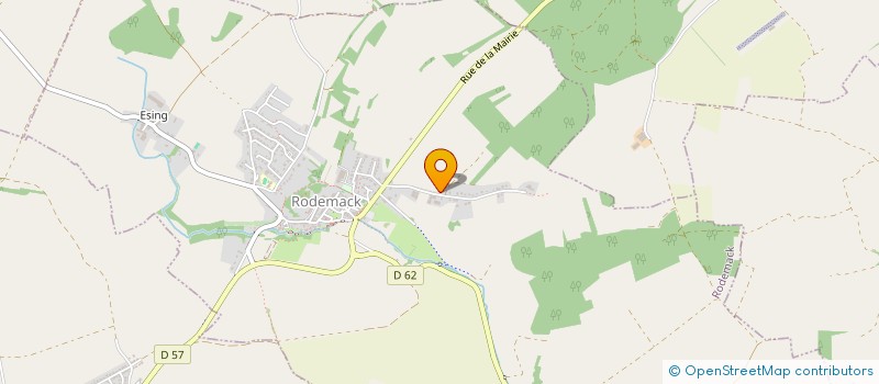 localisation de l'entreprise SOCIETE CIVILE D'EXPLOITATION AGRICOLE LA FERME DU LEHMBERG  RODEMACK