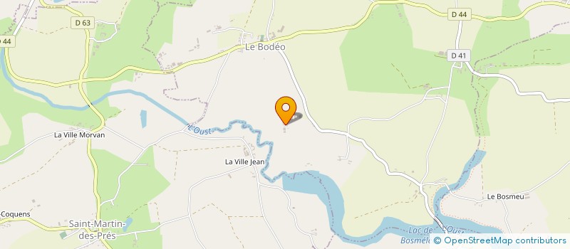 localisation de l'entreprise SOCIETE CIVILE D'EXPLOITATION AGRICOLE LA GARENNE à LE BODEO