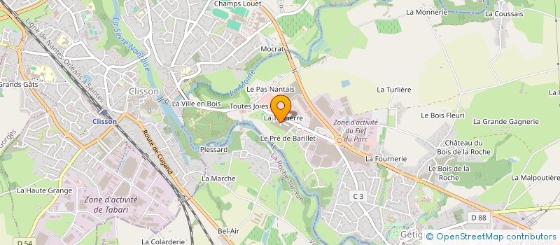 localisation de l'entreprise SOCIETE CIVILE D'EXPLOITATION AGRICOLE LA MAISON AUX ALOUETTES ET PAR ABREVIATION SCEA LA MAISON AUX ALOUETTES à MOUZILLON