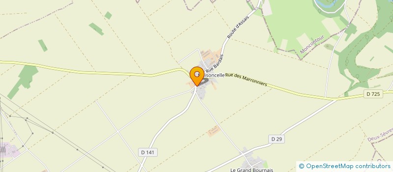 localisation de l'entreprise SOCIETE CIVILE D'EXPLOITATION AGRICOLE LA PLAINE DES COURS à ASSAIS-LES-JUMEAUX