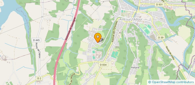 localisation de l'entreprise SOCIETE CIVILE D'EXPLOITATION AGRICOLE LANDAPORC à AIRE-SUR-L ADOUR