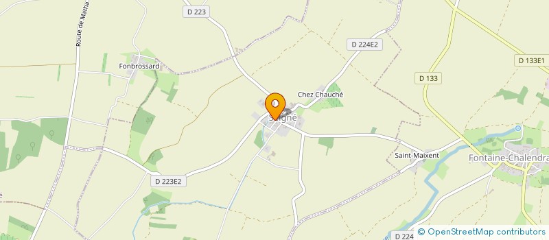 localisation de l'entreprise SOCIETE CIVILE D EXPLOITATION AGRICOLE LE GAIN  SEIGNE