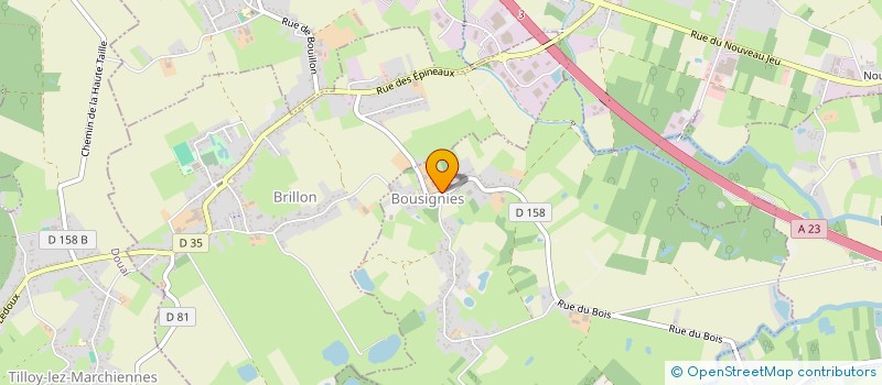 localisation de l'entreprise SOCIETE CIVILE D'EXPLOITATION AGRICOLE LE LUGRAS à BOUSIGNIES