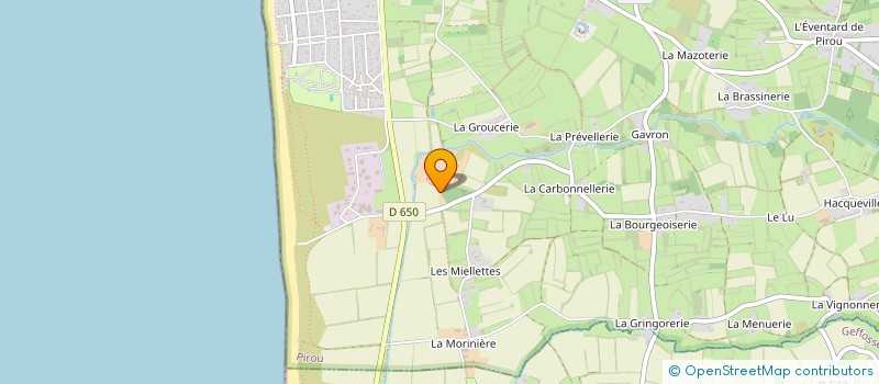 localisation de l'entreprise SOCIETE CIVILE D'EXPLOITATION AGRICOLE LEPREST à PIROU