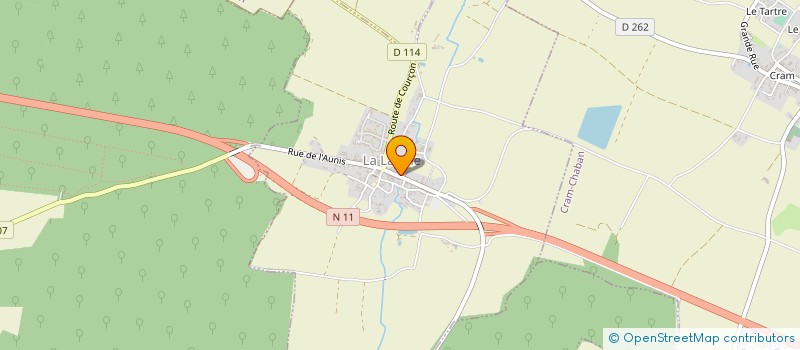 localisation de l'entreprise SOCIETE CIVILE D'EXPLOITATION AGRICOLE LES ACACIAS  LA LAIGNE